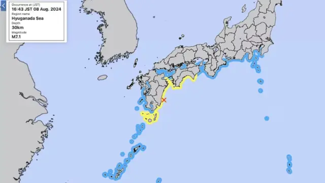 Potensi Gempa Palung Nankai, Megathrust yang Hantui Warga Jepang